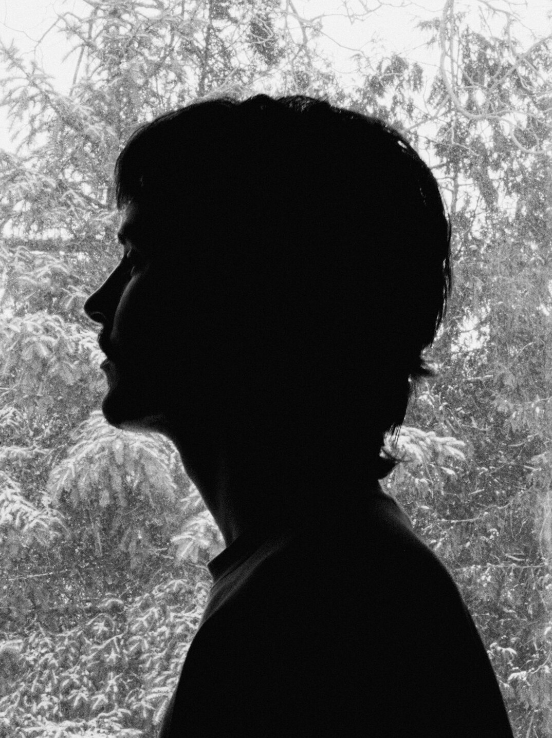 Portrait of a man with short hair